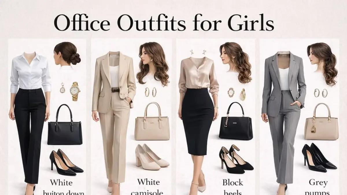 Contoh oufit kantor yang bisa langsung diterapkan. (Sumber : Pinterest)