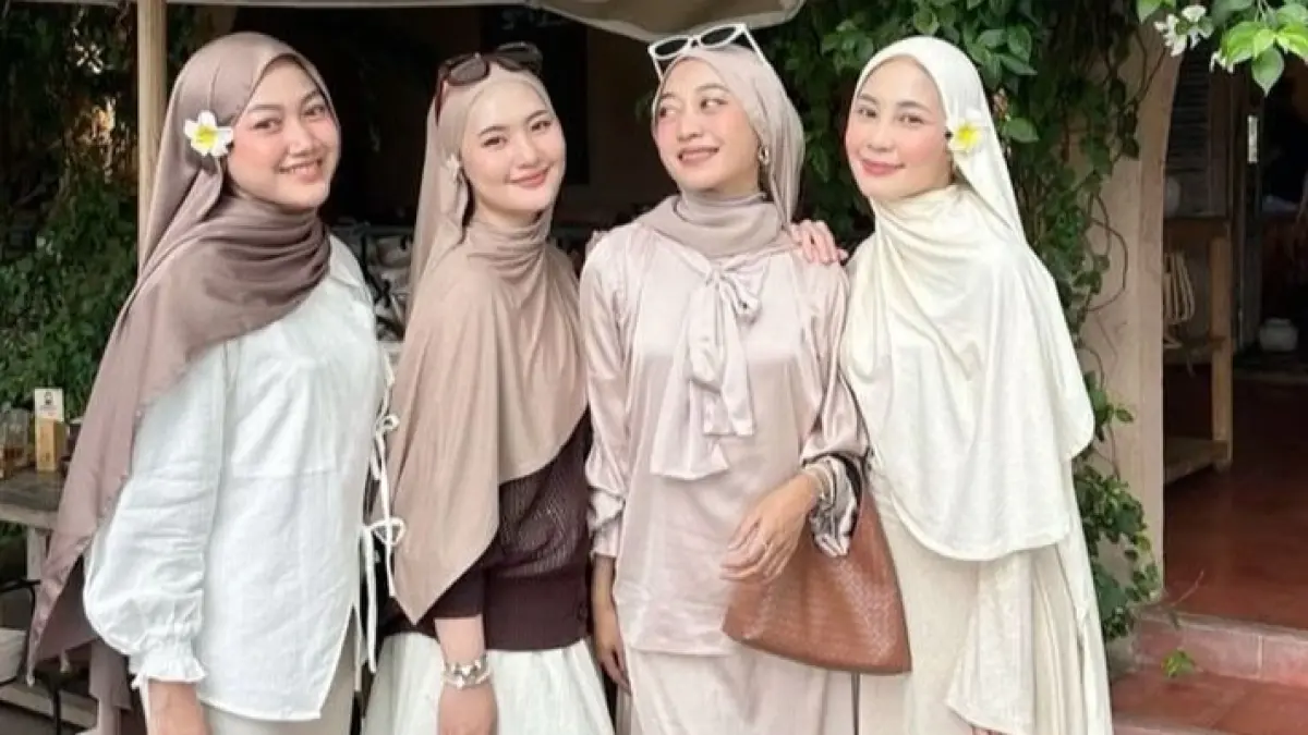 Ilustrasi outfit yang bisa digunakan saat musim kemarau. (Sumber : Pinterest)