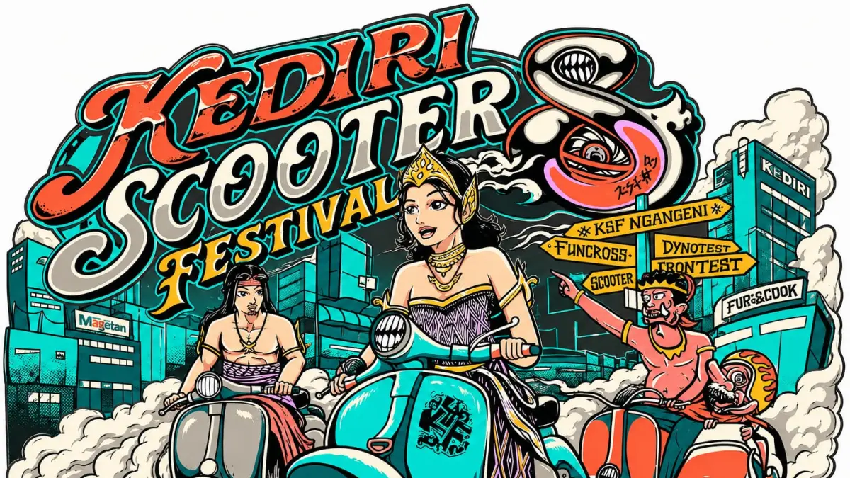 Kediri Scooter Festival (Foto dari Komunitas Vespa Kediri)