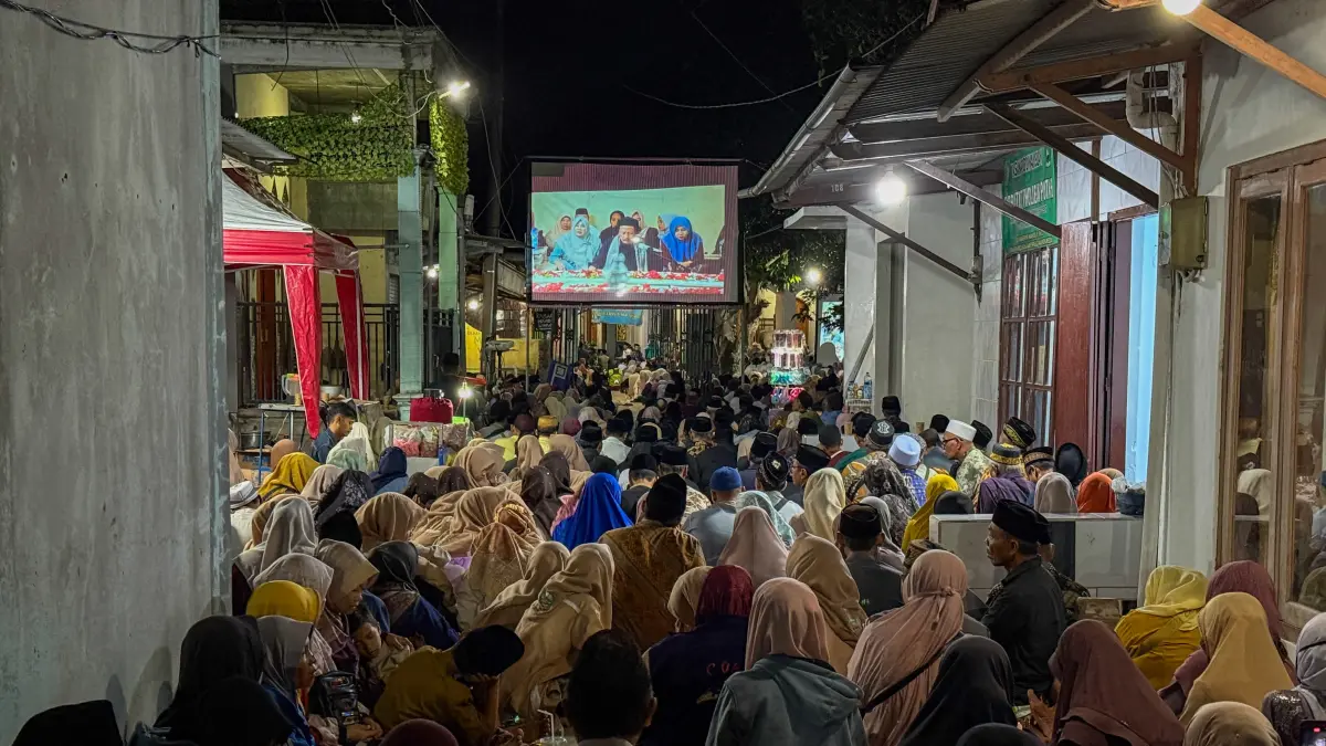 Ponpes Al Ihsan Jampes Gampengrejo Kediri Gelar Haul ke-74 H Syekh Ihsan Jampes. (Wahyu Adji/JPRK)