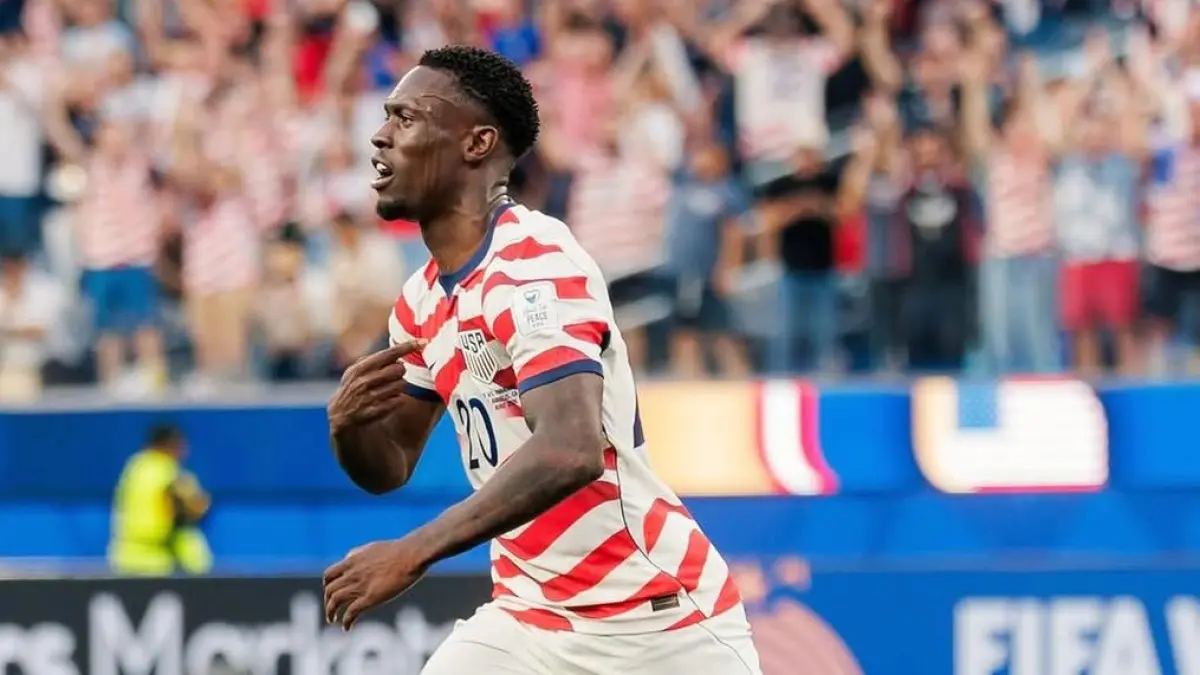 Pemain Timnas Amerika Serikat Folarin Balogun. (Sumber Foto: Instagram @balogun)
