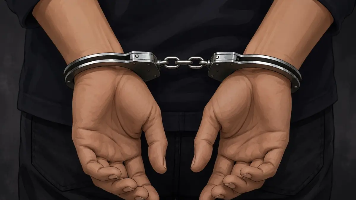 Ilustrasi tangan diborgol.