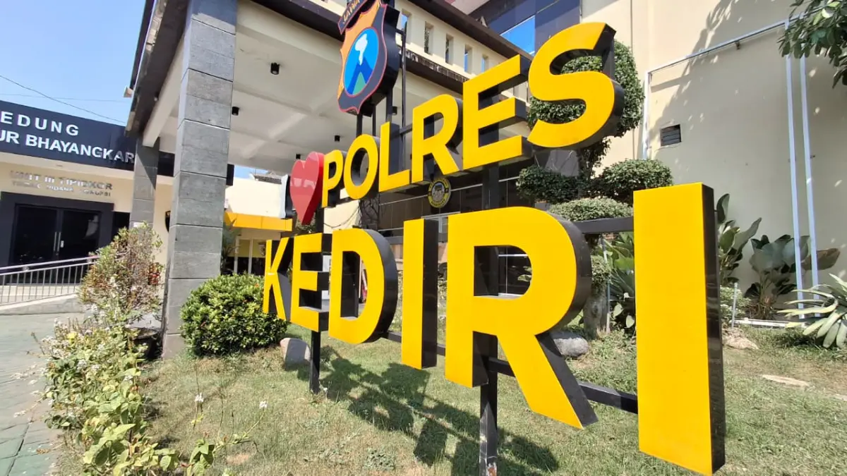 Foto Mapolres Kediri. Polres Kediri berkomitmen menindak tegas pelaku kejahatan,termasuk pelaku asusila. (Foto Asad MS)