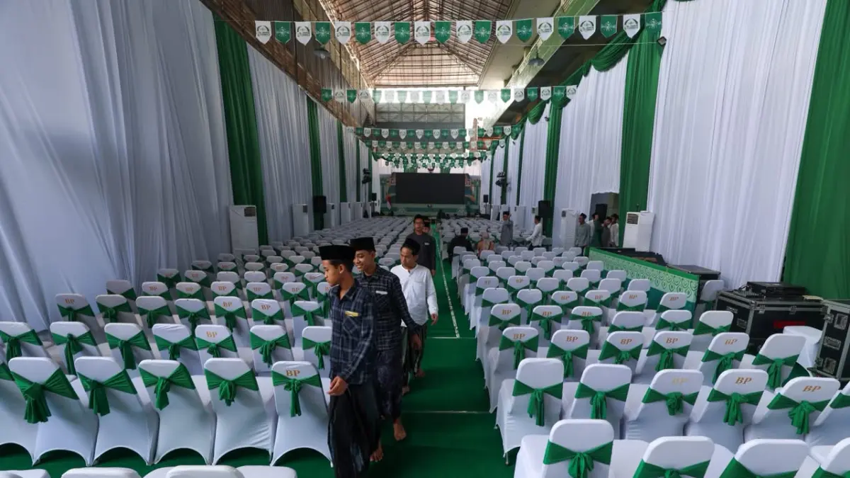 Munas Konbes NU di Pondok Ploso Kediri siap digelar. (Wahyu Adji)