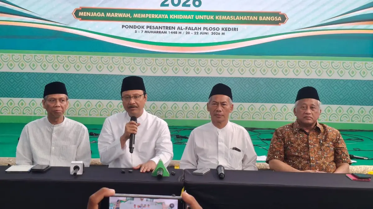 Munas-Konbes NU Resmi Dibuka Hari ini, Harap Berlangsung Gembira dan Penuh Manfaat.(ASAD MS)