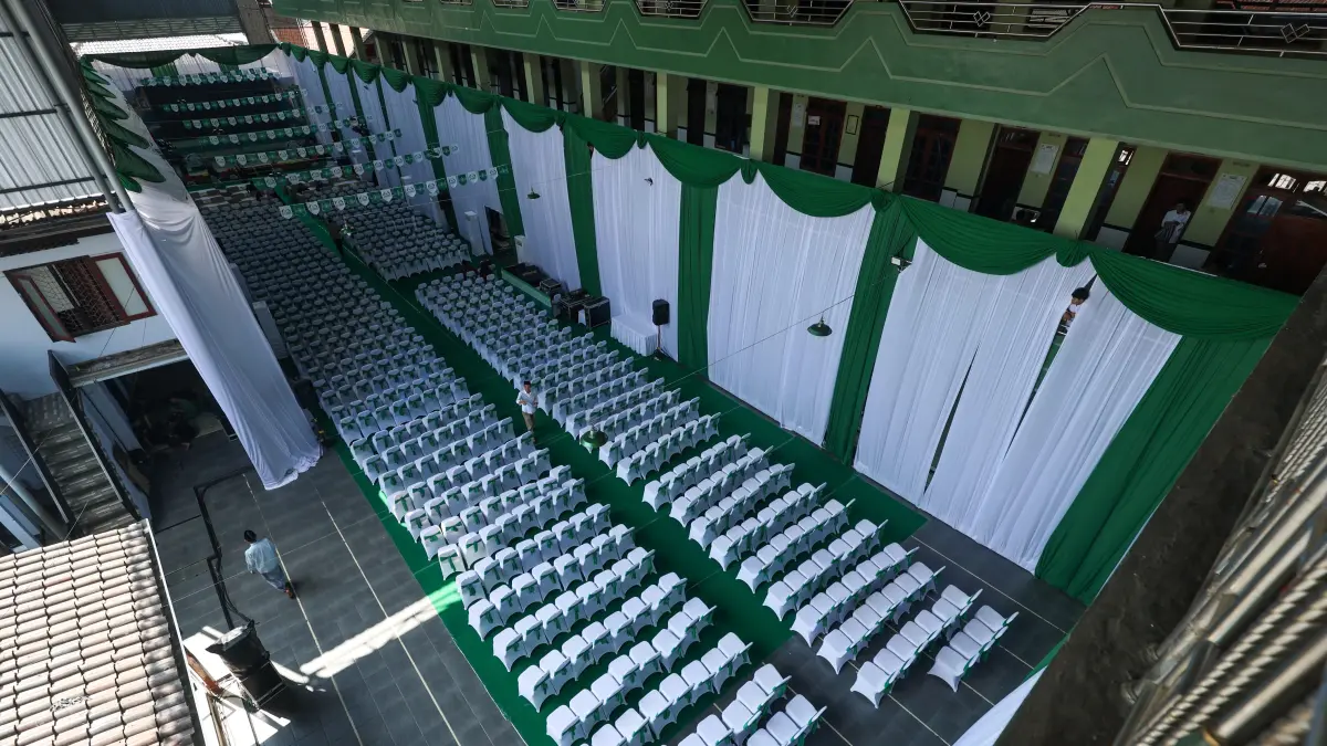 Suasana Munas Konbes NU di Ponpes Al Falah Ploso Kediri. (Wahyu Adji/JPRK)