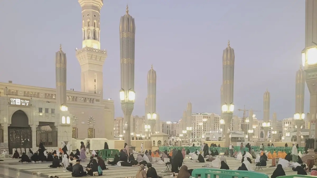 Suasana di Madinah. (Foto Abdullah Rosyaad)