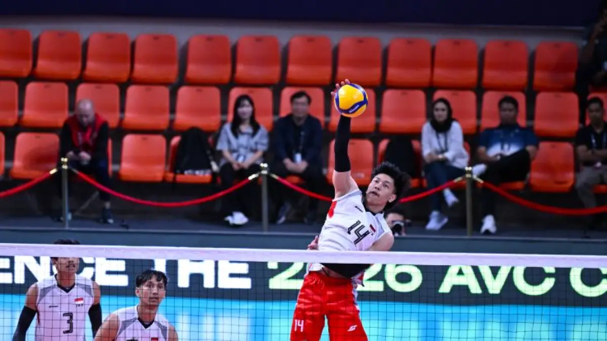 Timnas Voli Putra Indonesia dalam ajang AVC Men