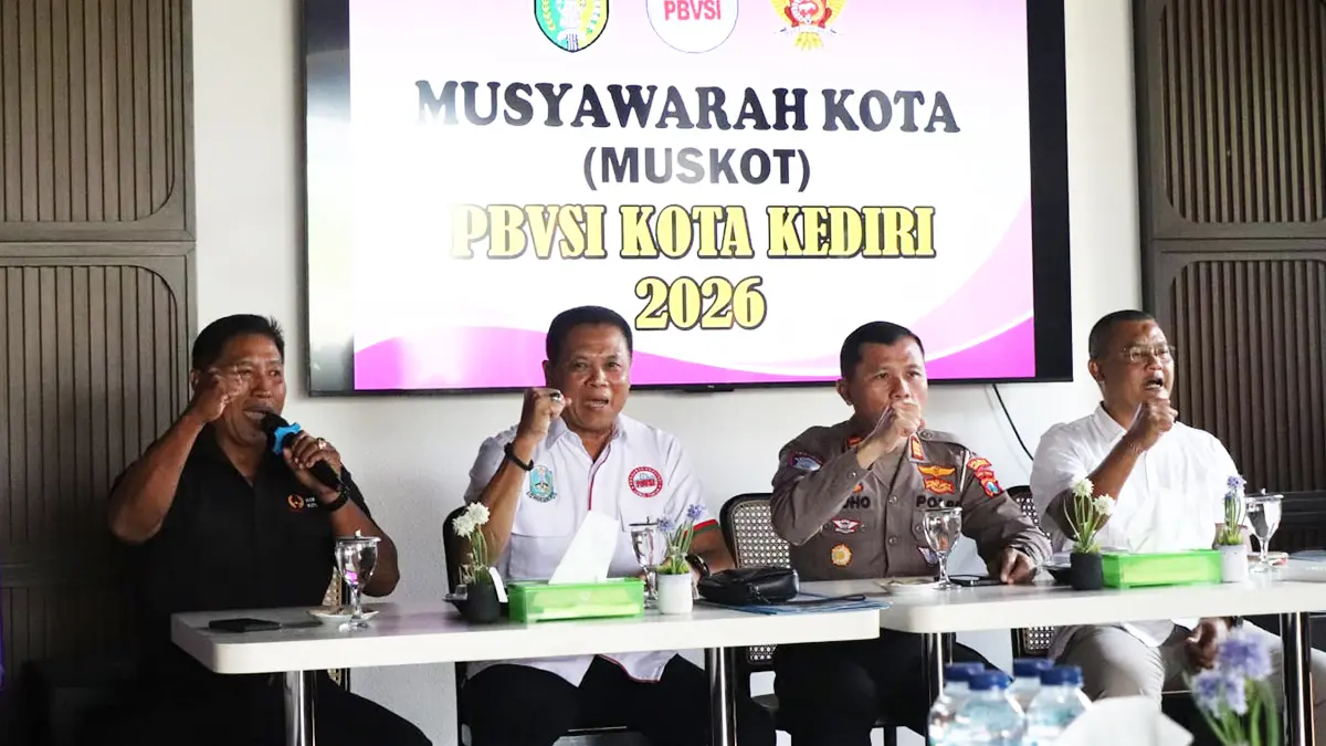 Musyawarah Kota PBVSI Kota Kediri.