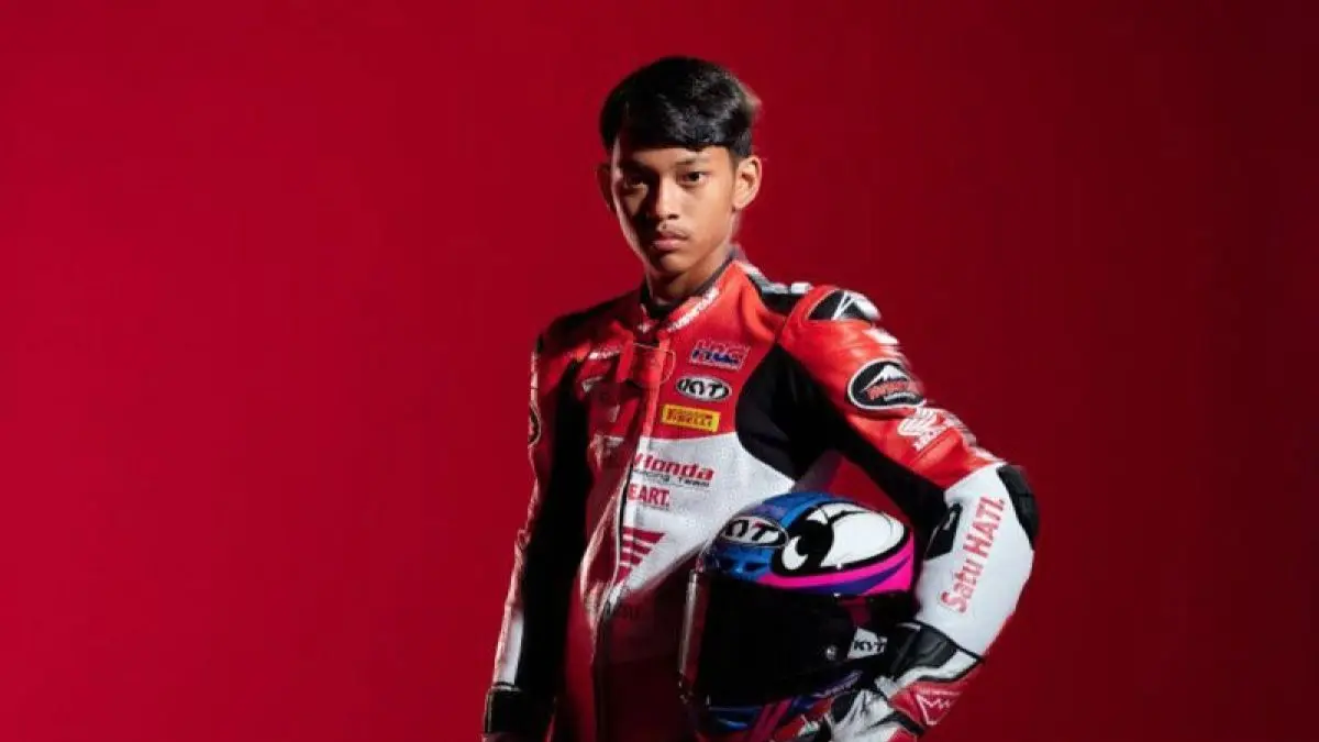 Veda Ega Pratama Pembalap Indonesia (FOTO: ANTARA/HO-AHM/am).
