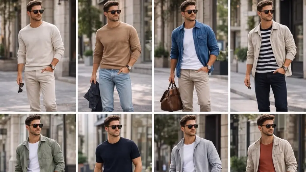 Rekomendasi outfit kasual pria. (Sumber : Pinterest)