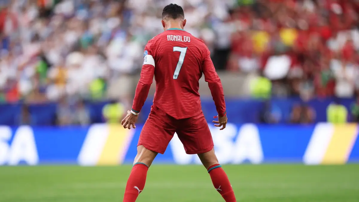 Selebrasi Gol pertama Cristiano Ronaldo di Piala Dunia 2026 saat melawan Uzbekistan