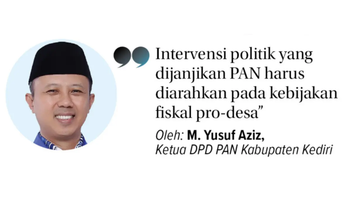 Ketua DPD PAN Kabupaten Kediri M Yusuf Aziz