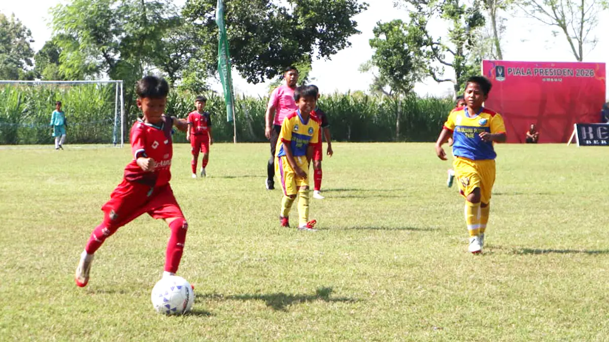 Piala Presiden U10 Kabupaten Kediri. (FOTO: Emilia/JPRK)