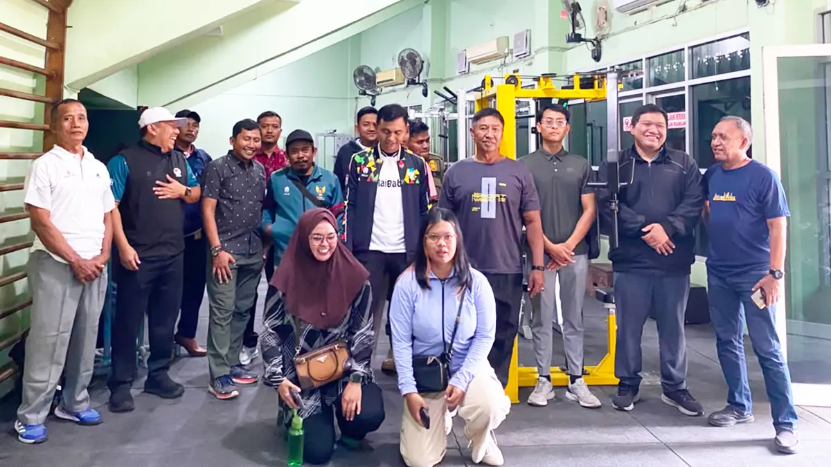 Fitness Center KONI Kota Kediri. (FOTO: Emilia/JPRK)