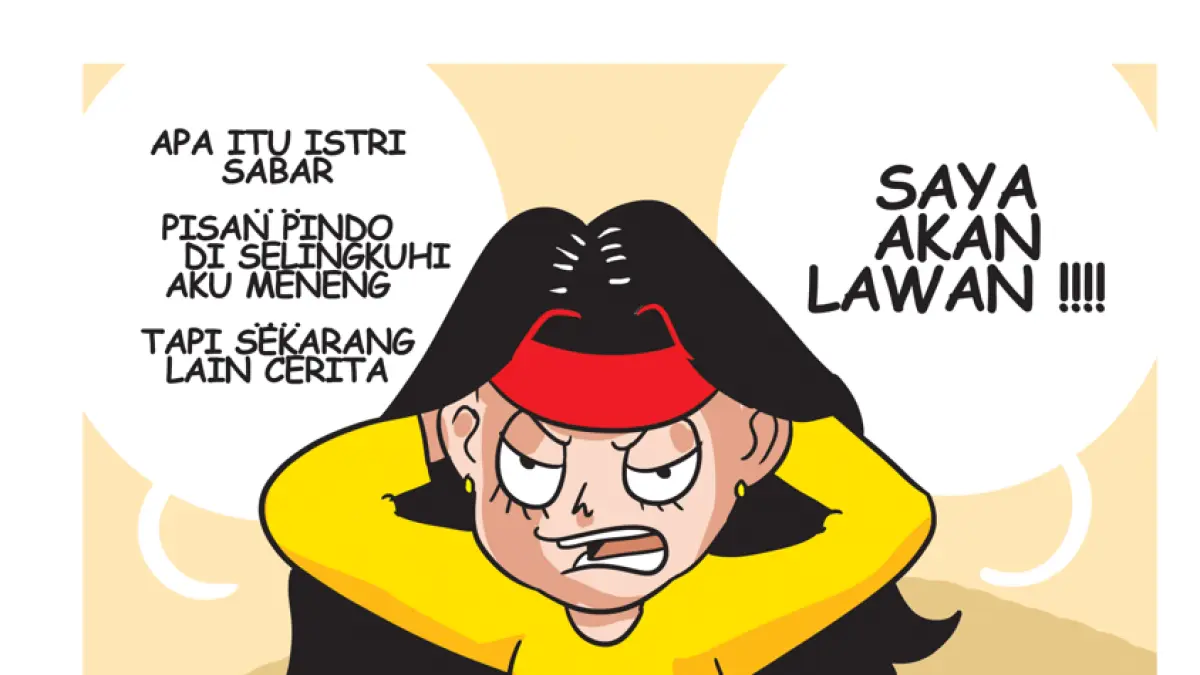 Teman kantor ngerangkep pelakor. (Afrizal Syaiful M/JPRK)