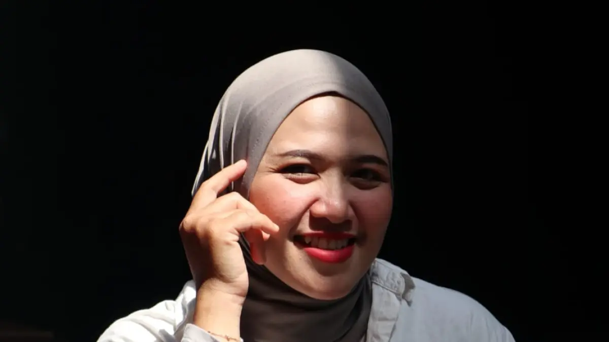Ellyna Purwika, Hairstylist Andal Asal Kediri. (Asad MS)