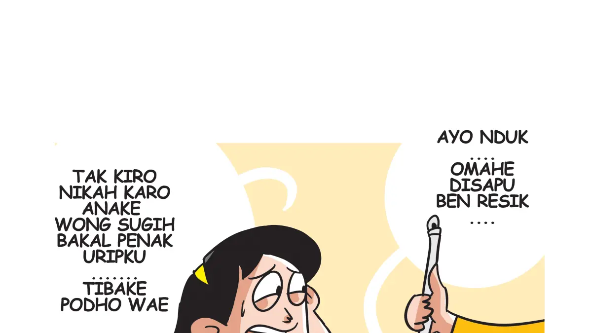 Ilutrasi buruk rupa, kaya raya. (Afrizal Syaiful M/JPRK)