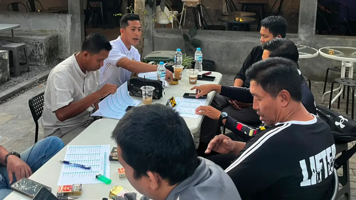 Pertemuan KONI Kota dan Kabupaten Kediri.