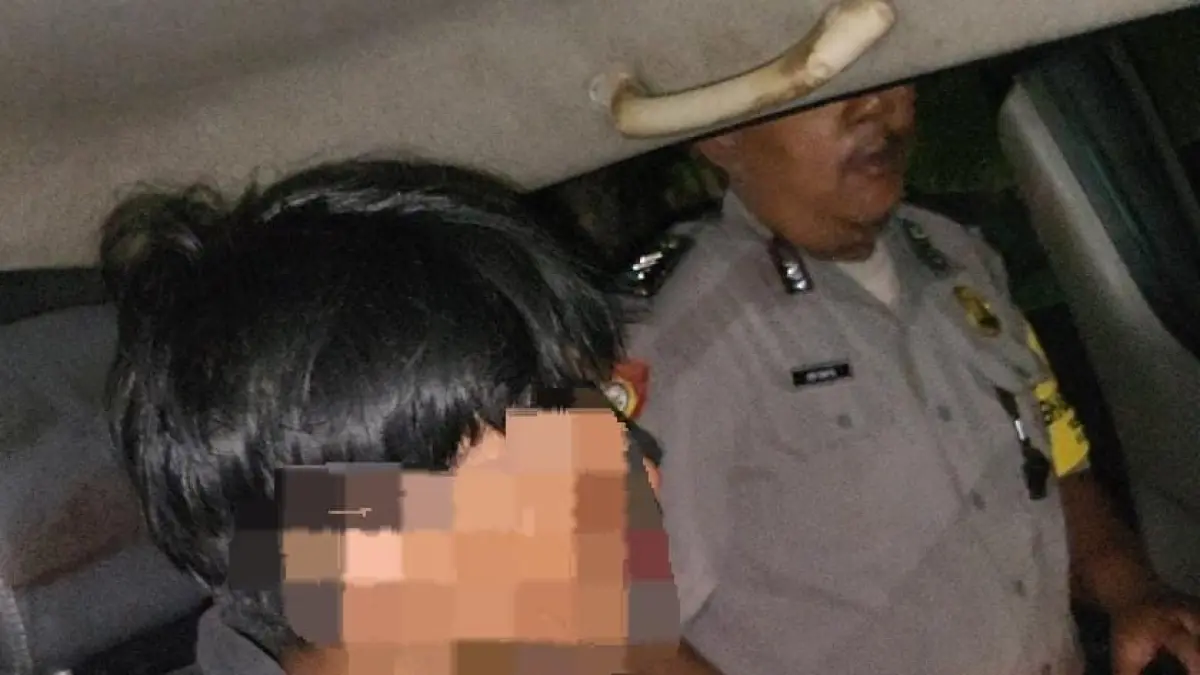 Polres Kediri membawa terduga pelaku kekerasan seksual ke Unit PPA Satreskrim Polres Kediri 