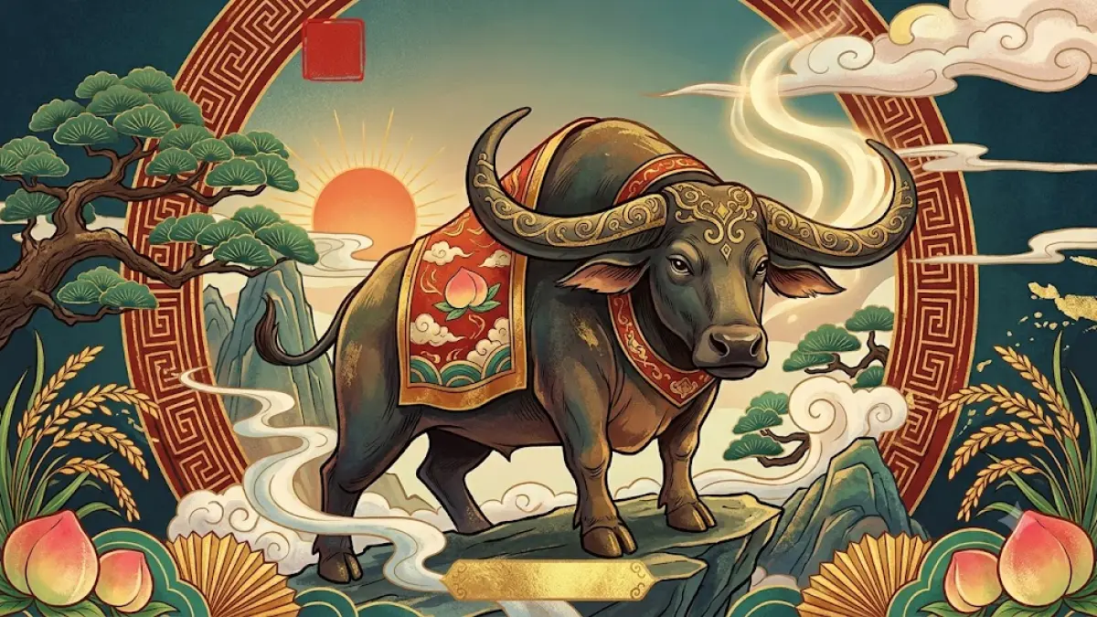 ilustrasi Shio Kerbau.