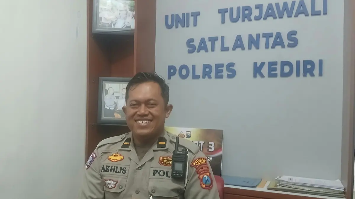 Ipda Akhlis Fahru Thoni, Kanit Turjawali Satlantas Polres Kediri (Sumber Foto : Imam Fathoni/JPRK)