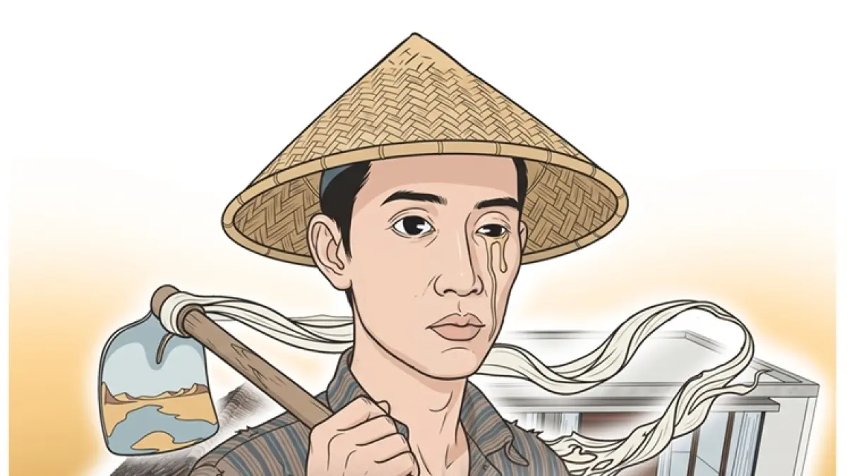 Ilustrasi desa dan kota (ilustrator : Afrizal Mahbub)