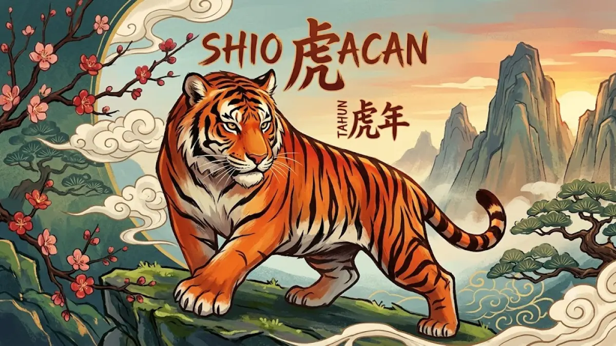 Ilustrasi Shio Macan.