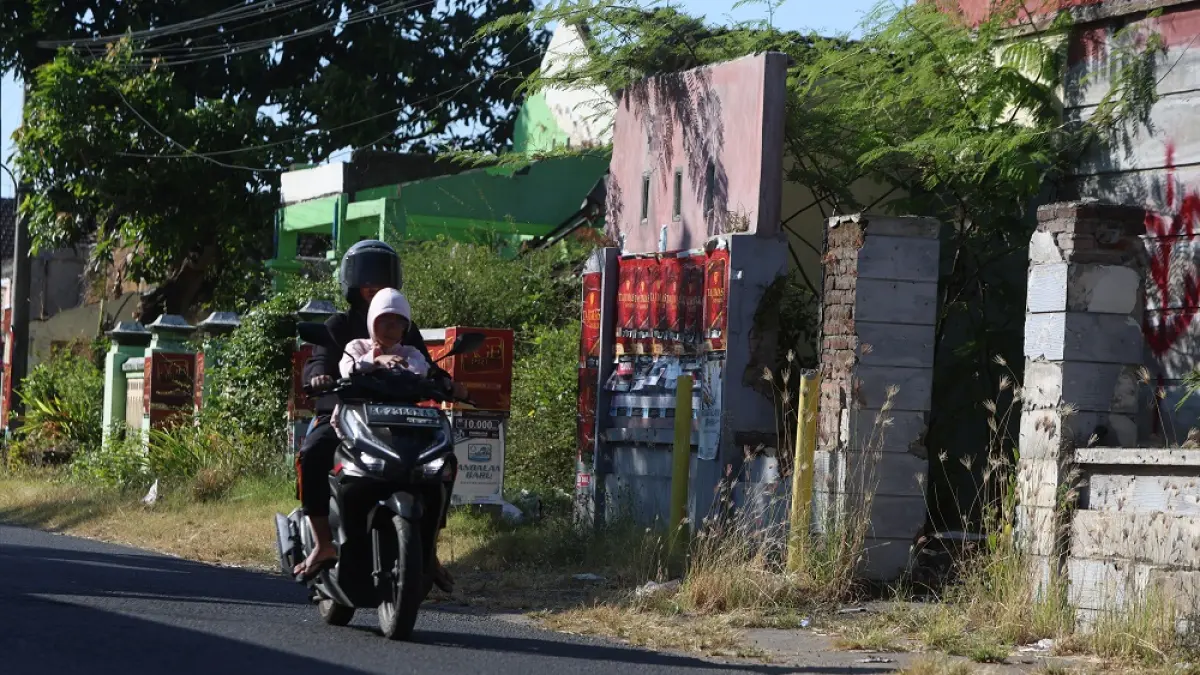 Salah satu daerah yang terdampak tol Kediri-Kertosono (Foto Wahyu Adji)