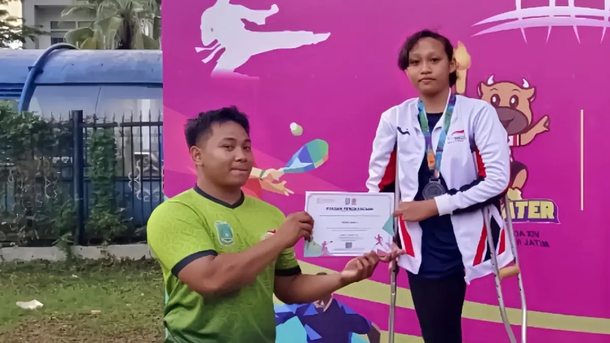 Sosok Anisa Aulia, Atlet Tuna Daksa Andalan Paralimpik Kota Kediri. (Foto dokumen Anisa)