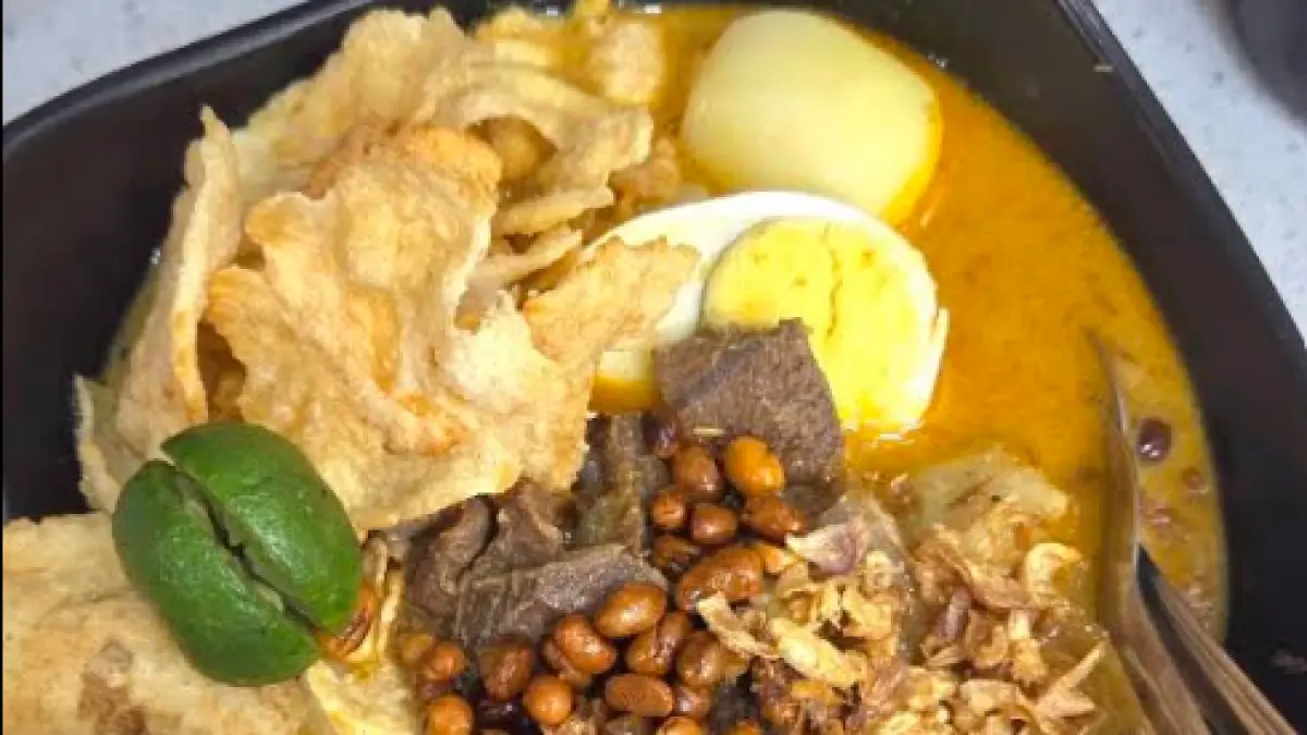 ilustrasi Lontong Kari Gang Kebon Karet (Google Maps/ Regina FY)