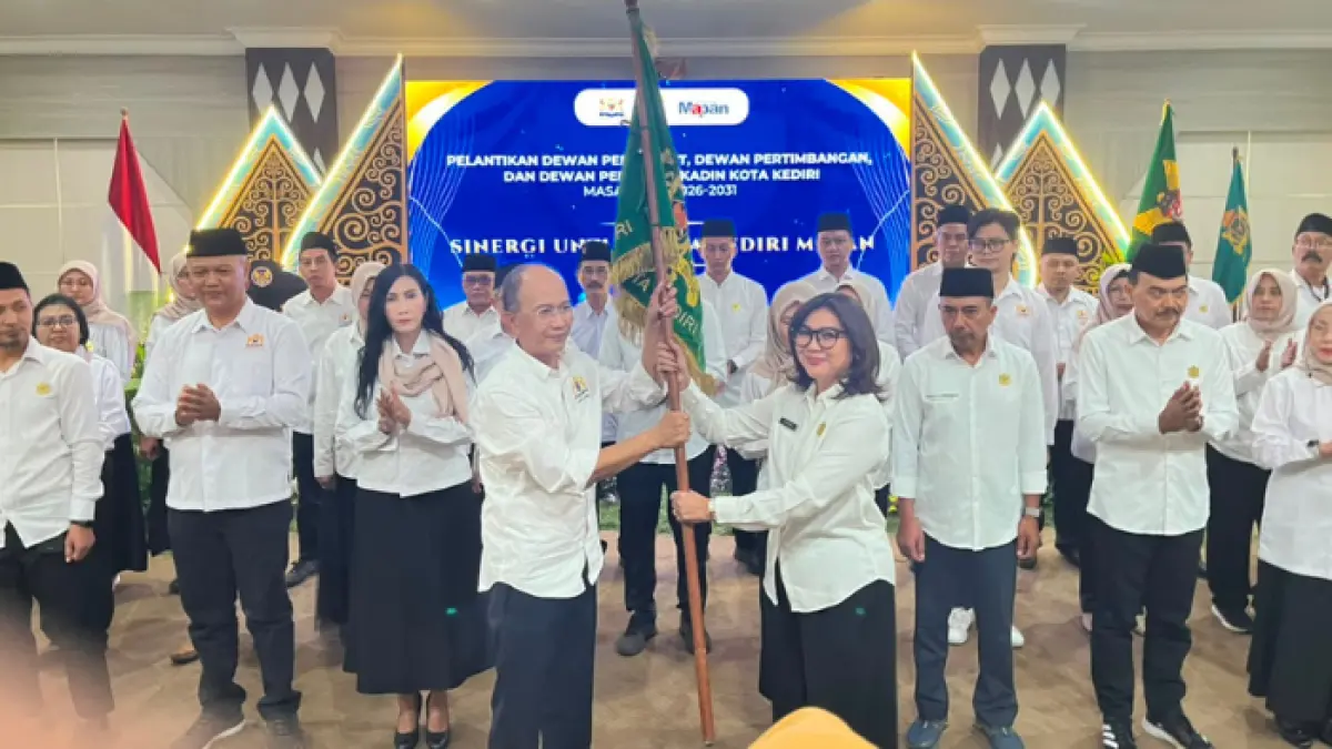 Pengurus Kadin Kota Kediri Periode 2026-2031 Resmi Dilantik (Foto: Syaikhu Alya/JPRK)