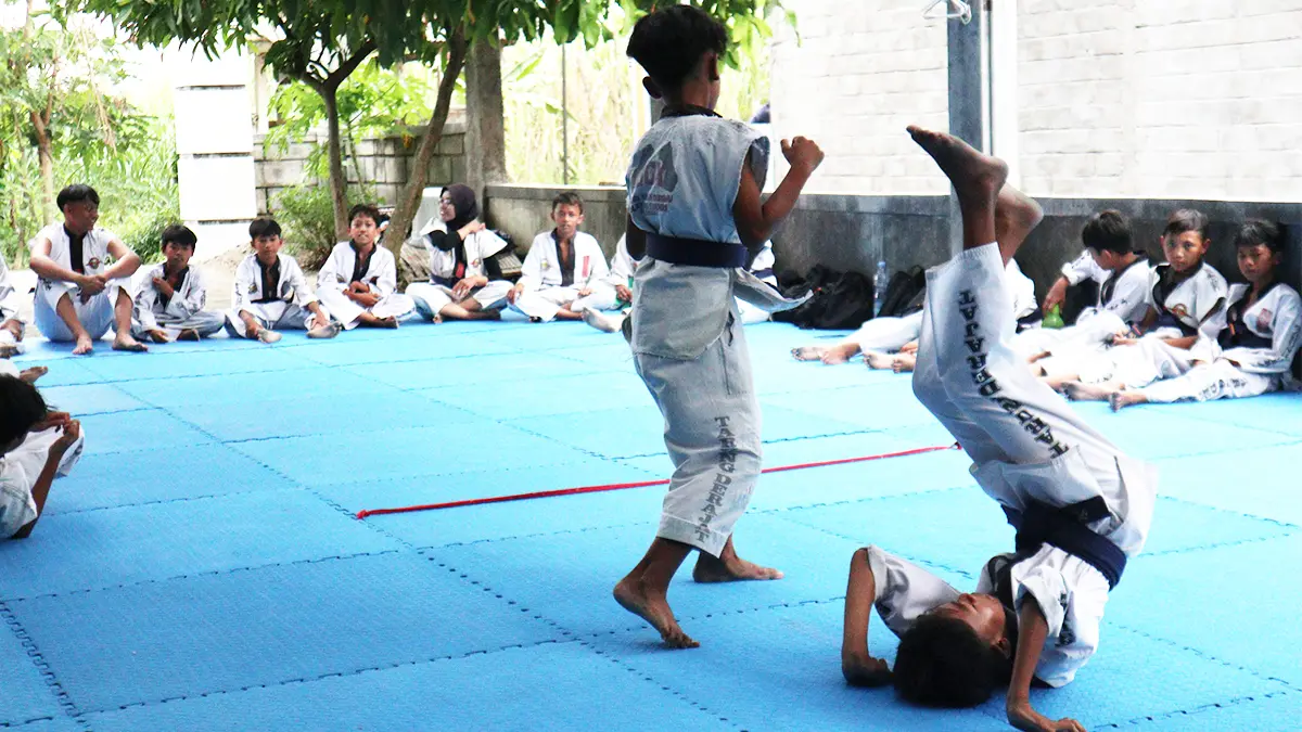 Atlet tarung derajat Kabupaten Kediri. (FOTO: Emilia Susanti/JPRK)