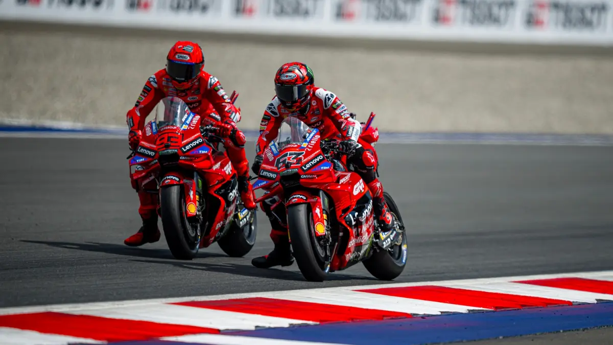 Marc Marquez dan Pecco Bagnaia Ducati MotoGP 2026