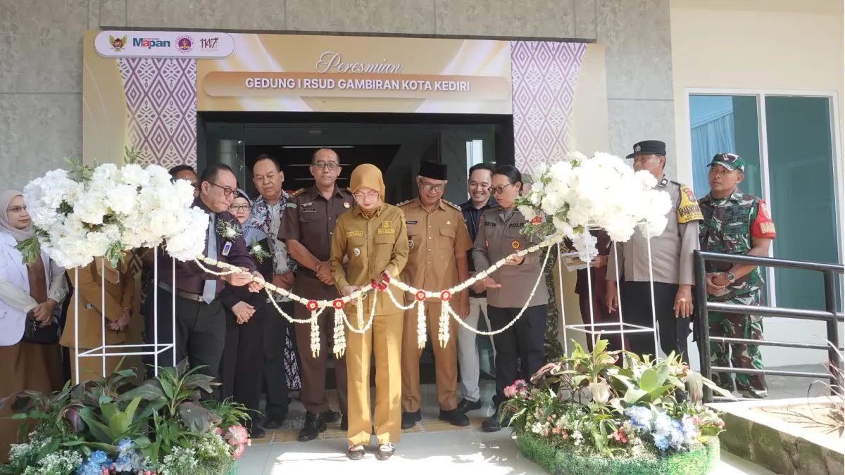 Wali Kota Vinanda Resmikan Gedung I RSUD Gambiran Kota Kediri (Foto: Basid Alharis/JPRK)