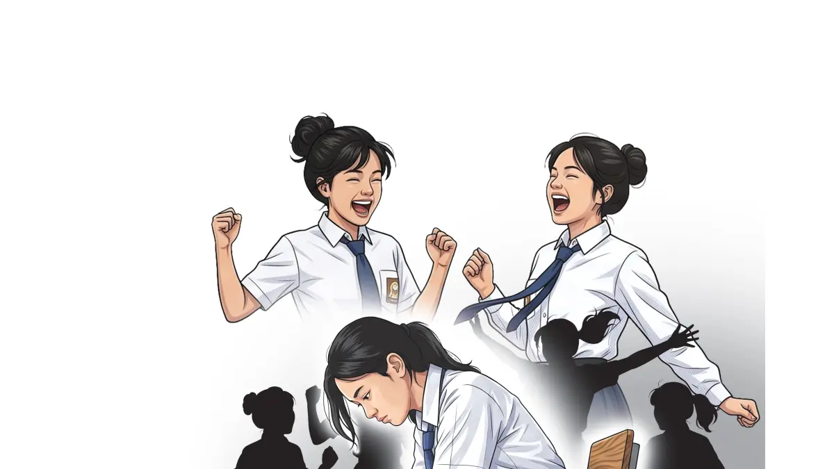 Ilustrasi bullying. (Afrizal Syaiful M/JPRK)