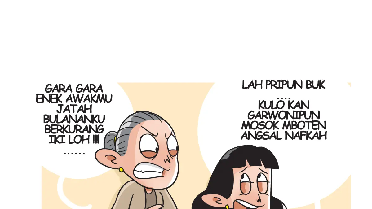 Wisma mertua bikin tak bahagia. (Ilustrasi : Afrizal Syaiful M/JPRK)