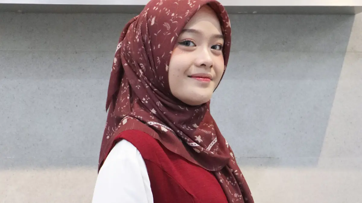 Tren hijab motif yang digemari oleh generasi Z. (ASAD MS/JPRK)