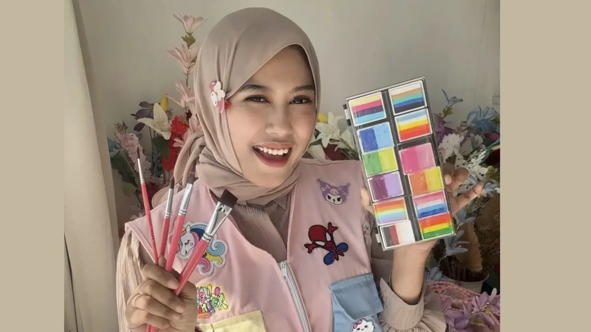Sosok Rachma Nurpradita, Bhayangkari kreatif Kota Kediri.