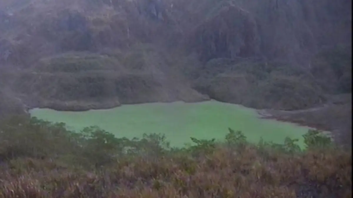 kondisi kawah Kelud. (PVMBG)