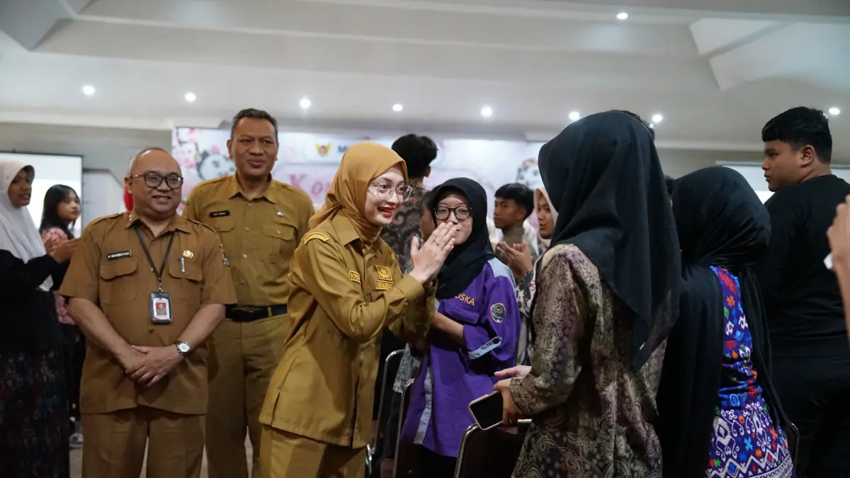 Mbak Wali Beri Arahan saat Kongres Anak Kota Kediri 2026 (Foto: Pemkot Kediri)