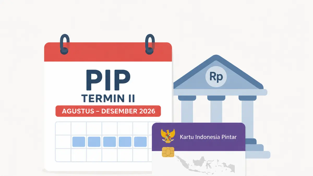 Ilustrasi jadwal pencairan (PIP) Termin II.
