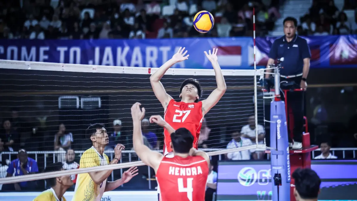 Tim nasional voli putra Indonesia di Men SEA V Cup 2026. (FOTO: PBVSI)