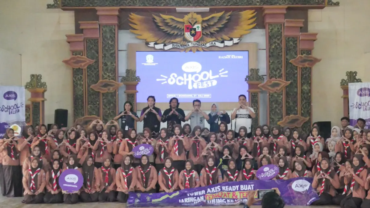Siswa SMAN 1 Gondang Antusias Ikut Axis School Fest