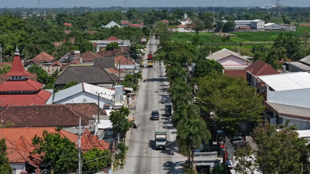 Ilustrasi jalan (Foto Wahyu Adji)