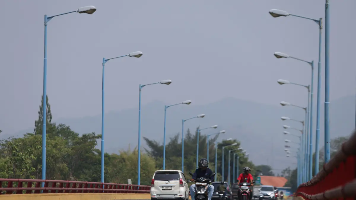Salah satu lokasi yang akan dilakukan peremajaan PJU. (Wahyu Adji/JPRK)