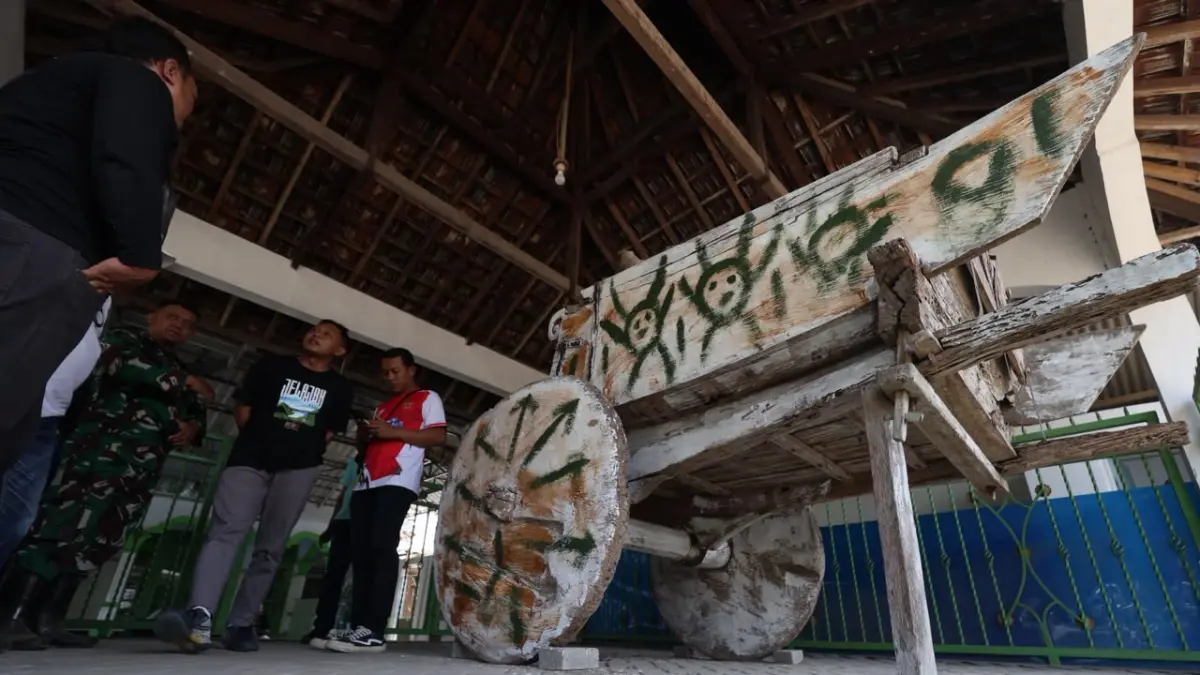 Situs di Kandat yang jadi lokasi aksi vandalisme. (Foto Wahyu Adji)