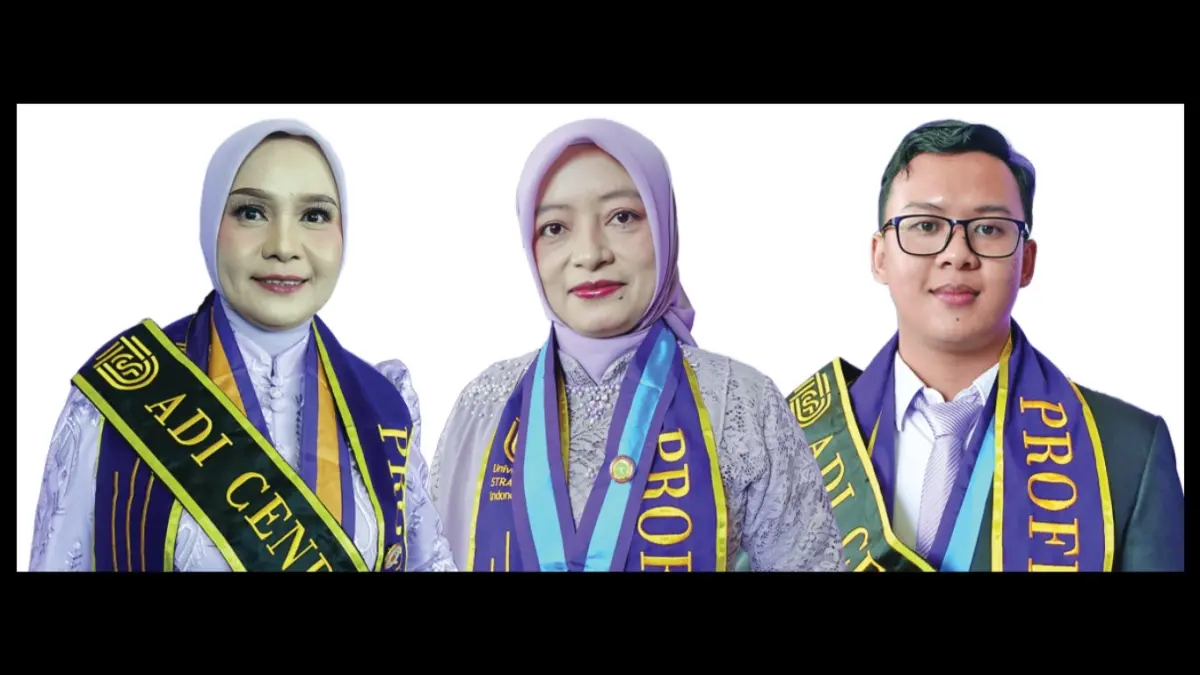 Sosok Adhi Cendekia dan Leadership USI dari kiri Bd. Elen Fitriani, S.Keb l, Bd. Yuni Dwi Istyarini, S.Kep, dan Ns. Abdillah Sofyan Pratama, S.Kep.