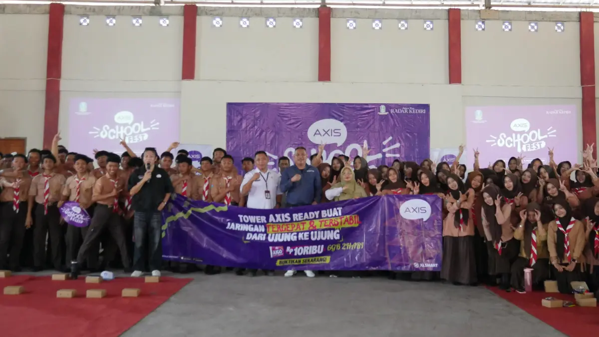 Antusias siswa SMKN 1 Lengkong ikuti Axis School Fest 2026