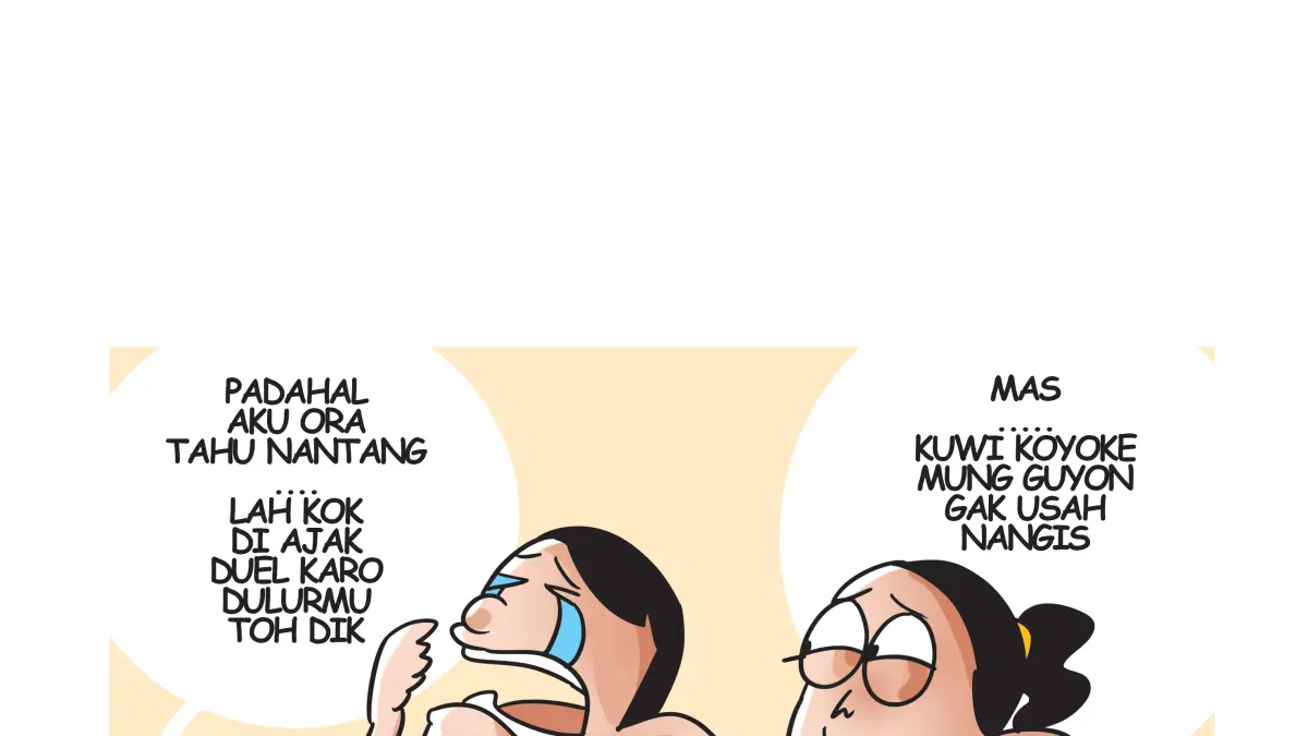 Ilustrasi bojone kemayu, Yu Minthul mlayu. (Afrizal Syaiful M/JPRK)